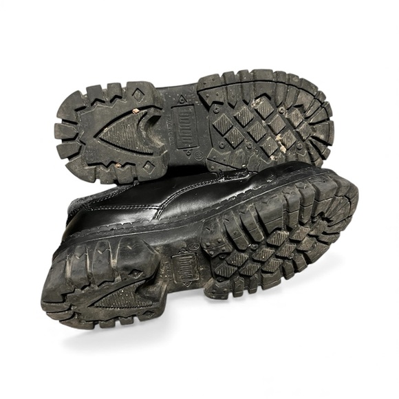 Rare! Vintage Y2K Black Bongo Ronnie Oxford Chunky Shoes - Grunge - Picture 5 of 5